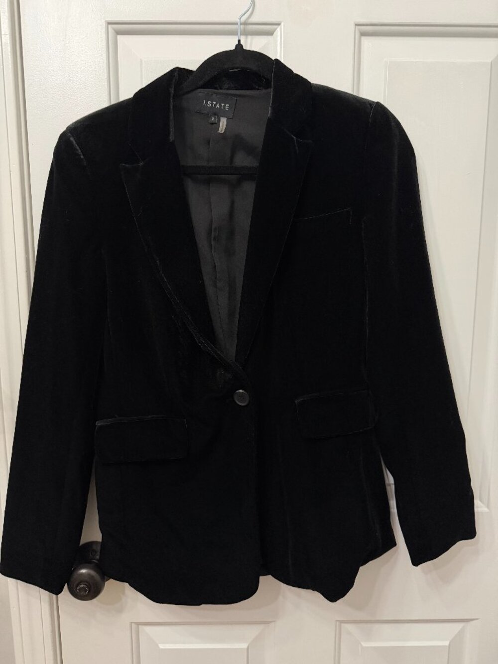 1.State Velvet Blazer, NWOT